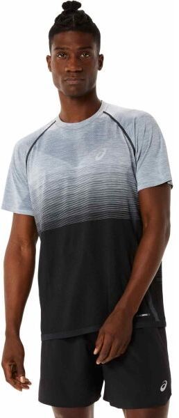 ASICS SEAMLESS TOP Pánske športové tričko, černá, veľkosť