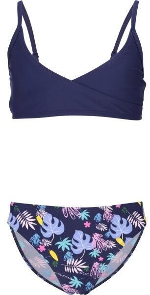 AQUOS NARYA Dievčenské dvojdielne plavky, tmavo modrá, veľkosť 140-146