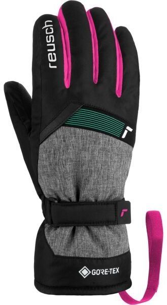 Reusch FLASH GORE-TEX JUNIOR Detské zimné rukavice, čierna, veľkosť