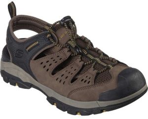 Skechers TRESMEN - RYER Pánske sandále, hnedá, veľkosť