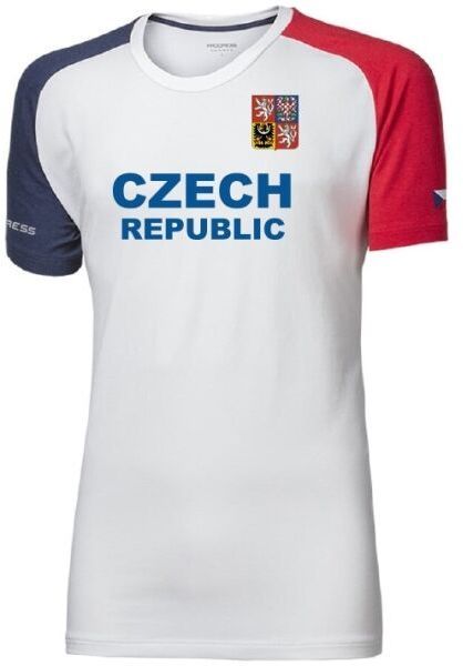 PROGRESS FC1 CZ Pánske tričko pre fanúšikov, biela, veľkosť