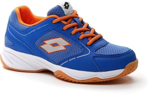 Lotto JUMPER 400 II JR L Juniorská halová obuv, modrá, veľkosť