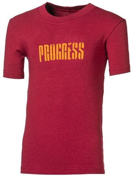 PROGRESS TIPO PROGRESS Detské tričko s bambusom, vínová, veľkosť