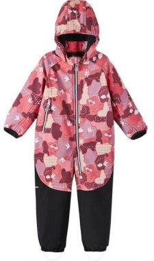 REIMA MJOSA Detský softshellový overal, růžová, veľkosť