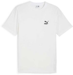 Puma CLASSICS SMALL LOGO TEE Pánske tričko, biela, veľkosť