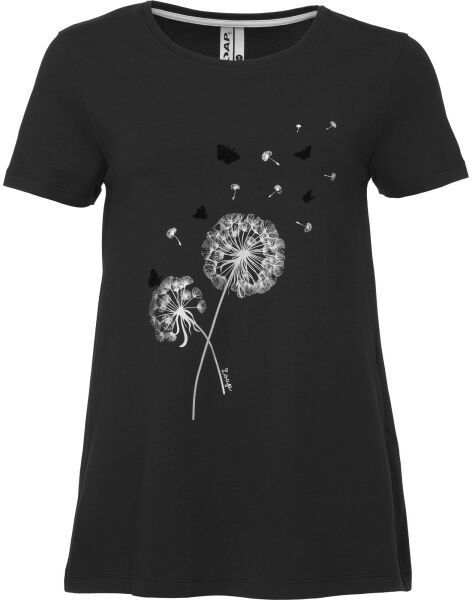 LOAP ABDELA Dámske tričko, čierna, veľkosť