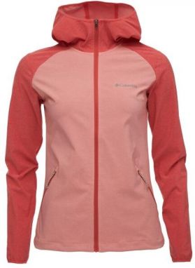 Columbia HEATHER CANYON HOODDED JACKET Dámska softshellová bunda, ružová, veľkosť