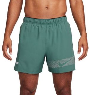 Nike CHALLENGER FLASH Pánske bežecké šortky, tmavo zelená, veľkosť