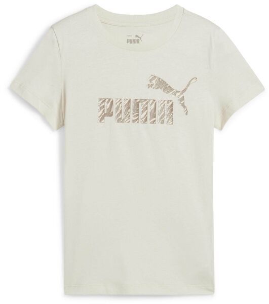 Puma ESSENTIALS + ANIMAL GRAPHIC TEE Dámske tričko, béžová, veľkosť