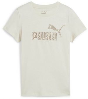 Puma ESSENTIALS + ANIMAL GRAPHIC TEE Dámske tričko, béžová, veľkosť