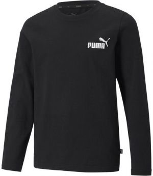 Puma ESS NO.1 LOGO LS TEE B Detské  športové tričko, čierna, veľkosť