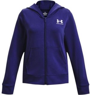 Under Armour RIVAL TERRY Dievčenská mikina, modrá, veľkosť
