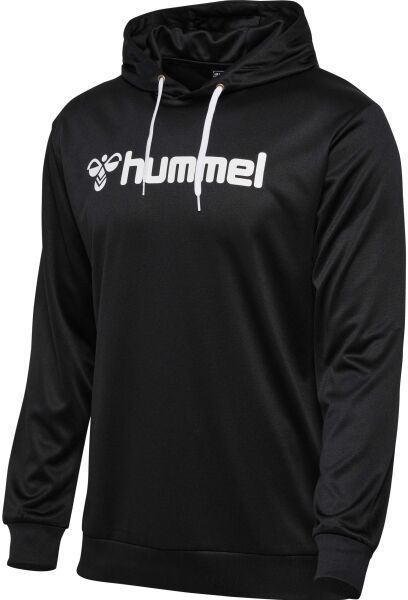 Hummel LOGO HOODIE Pánska mikina, čierna, veľkosť