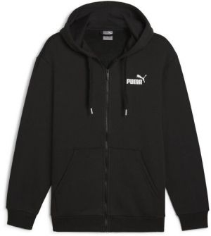 Puma POWER GRAPHIC FULL ZIP HOODIE FL Pánska mikina, čierna, veľkosť