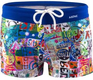 AXONE RELAX Pánske nohavičkové plavky, mix, veľkosť