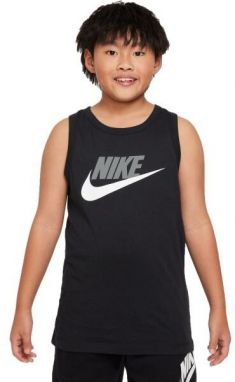 Nike SPORTSWEAR Chlapčenské tielko, čierna, veľkosť