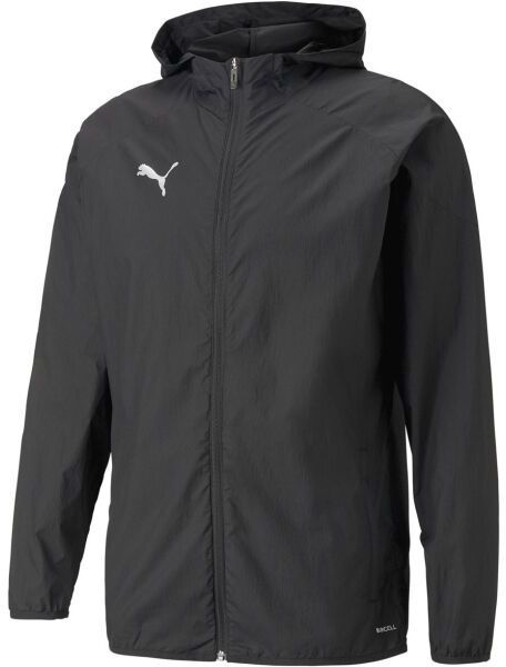 Puma TEAMCUP WINDSHIELD Pánska športová bunda, čierna, veľkosť