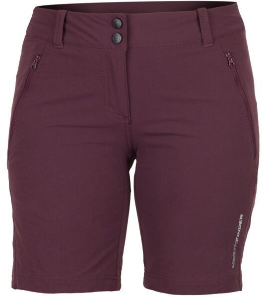 Northfinder GLENDA Dámske kraťasy, vínová, veľkosť