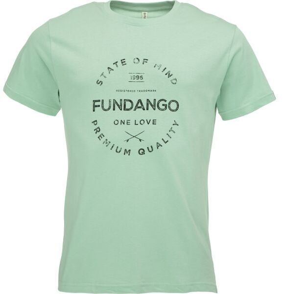 FUNDANGO BASIC Pánske tričko, svetlo zelená, veľkosť