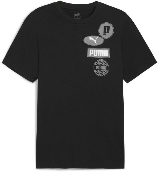 Puma GRAPHICS ICON TEE Pánske tričko, čierna, veľkosť