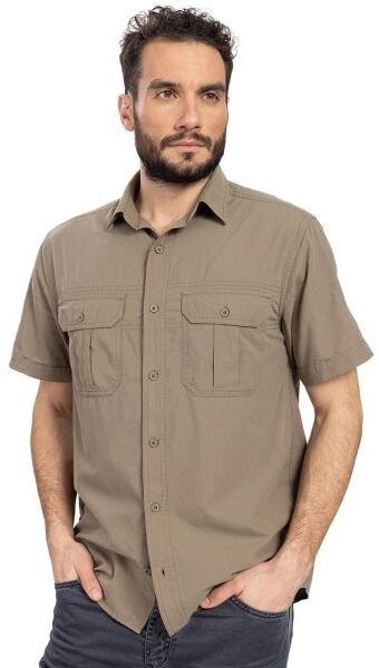 BUSHMAN EVANS Pánska košeľa, khaki, veľkosť