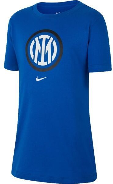 Nike INTER MILAN CREST Chlapčenské tričko, modrá, veľkosť