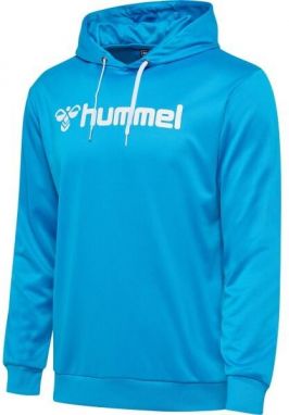 Hummel LOGO HOODIE Pánska mikina, svetlomodrá, veľkosť