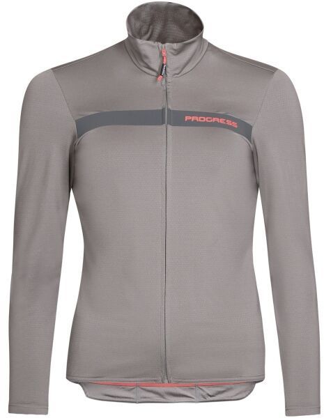 PROGRESS AROSA Dámsky cyklistický zateplený dres, sivá, veľkosť