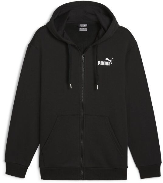Puma POWER GRAPHIC FULL ZIP HOODIE FL Pánska mikina, čierna, veľkosť