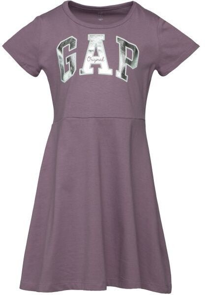 GAP SHORT SLEEVE LOGO Dievčenské šaty, fialová, veľkosť