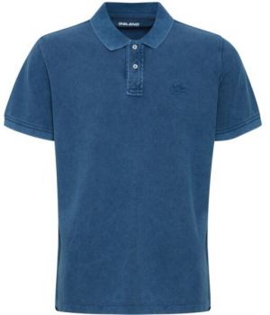 BLEND POLO REGULAR FIT Pánske tričko polo, tmavo modrá, veľkosť