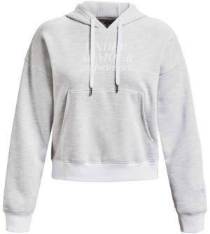 Under Armour ESSENTIAL SCRIPT Dámska mikina, biela, veľkosť