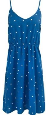 ALPINE PRO HUWELA Dámske šaty, modrá, veľkosť