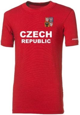 PROGRESS FC2 CZ JR Juniorské tričko pre fanúšikov, červená, veľkosť 164-170