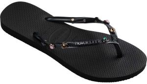 HAVAIANAS SLIM LUXURY Dámske žabky, čierna, veľkosť 41/42