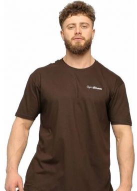 GymBeam BASIC Pánske tričko, hnedá, veľkosť
