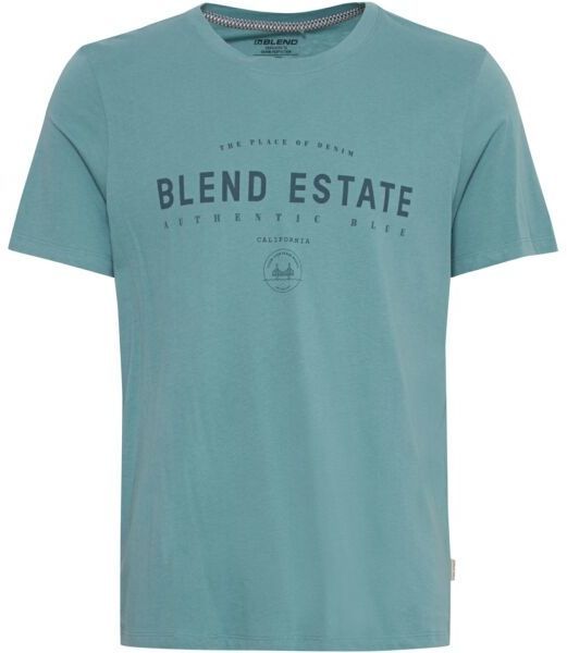 BLEND regular fit Pánske tričko, svetlomodrá, veľkosť
