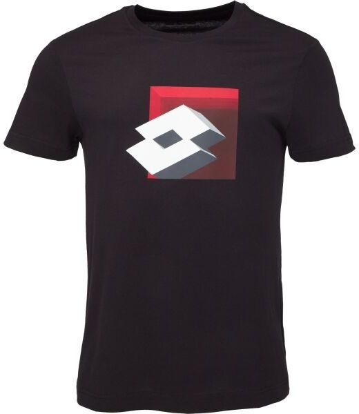 Lotto LOSANGA 3D TEE Pánske tričko, čierna, veľkosť