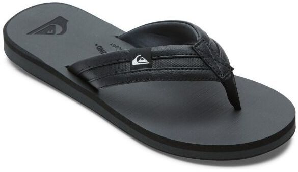 Quiksilver CARVER SQUISH Pánske žabky, čierna, veľkosť 39