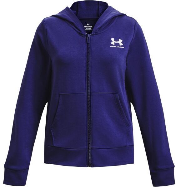 Under Armour RIVAL TERRY Dievčenská mikina, modrá, veľkosť XL