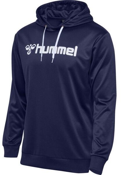 Hummel LOGO HOODIE Pánska mikina, tmavo modrá, veľkosť