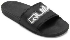 Quiksilver RIVI WORDMARK SLIDE II Pánske šľapky, čierna, veľkosť 40
