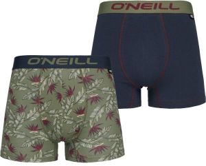 O'Neill 2P MULTI FLOWER Pánske boxerky, khaki, veľkosť