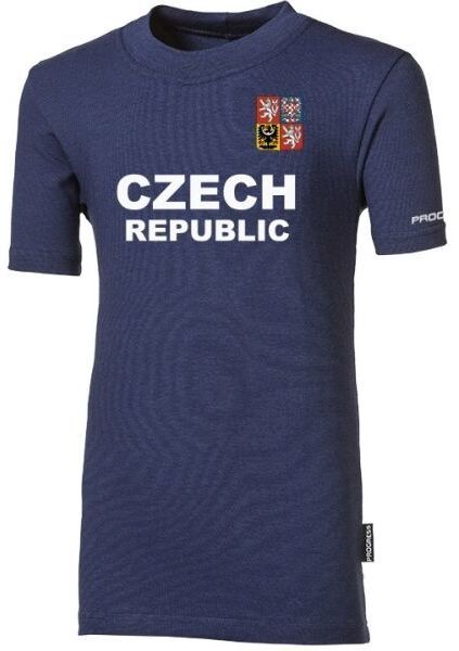 PROGRESS FC1 CZ JR Juniorské tričko pre fanúšikov, modrá, veľkosť 140-146