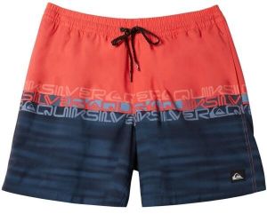 Quiksilver EVERYDAY WORDBLOCK VOLLEY 17 Pánske plavky, tmavo modrá, veľkosť