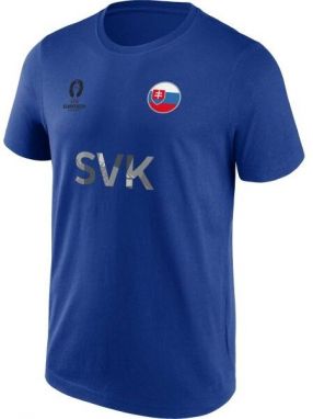 FANATICS UEFA EURO 2024 SLOVAKIA NATION FLAG Pánske tričko, modrá, veľkosť