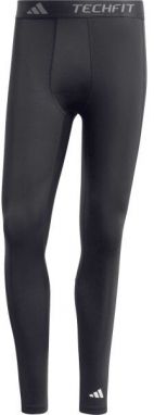 adidas TECHFIT COMPRESSION TRAINING LONG LEGGINGS Pánske športové legíny, tmavo sivá, veľkosť XXL