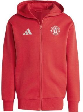 adidas MANCHESTER UNITED FC ANTHEM JACKET Pánska bunda, červená, veľkosť