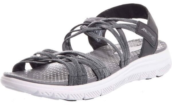 Westport BREST Dámske sandále, tmavo sivá, veľkosť