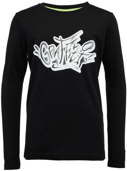 Lewro ZAWAR Chlapčenské tričko, čierna, veľkosť 128-134